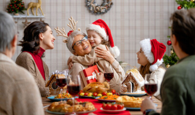 Family Health at Christmas - Family hero image